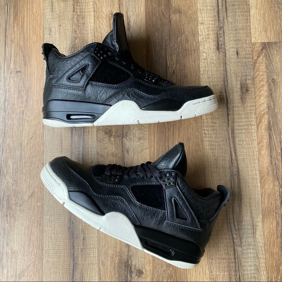 Jordan Other - Air Jordan 4 Retro pinnacle Pony Hair Black Sneakers 819139-010